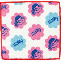 スタイレム瀧定大阪　【10袋セット】ミルキー　やわらかマイクロタオルハンカチ 23-0648-119（直送品）