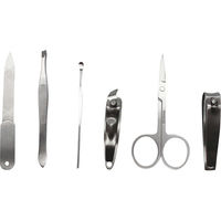 ニード 【4箱セット】高級ステンレス製ネイルケアセット６Ｐ 23-0661-093（直送品）