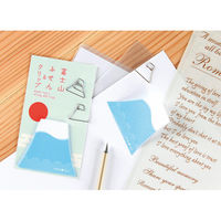 エピオス 【400袋セット】富士山ふせん＆クリップ 23-3312-243（直送品）