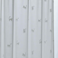 ユニベール ホワイトキャット2 レースカーテン 1000×1980mm ホワイト 4548654801971  1セット（レースカーテン2枚）（直送品）