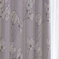 ユニベール オルテ 遮光カーテン 1000×1350mm グレー 4548654802541  1セット（厚地カーテン2枚）（直送品）