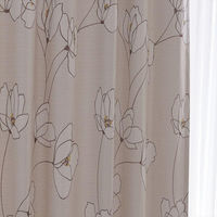 ユニベール オルテ 遮光カーテン 1000×2000mm ブラウン 4548654802534  1セット（厚地カーテン2枚）（直送品）