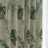 ユニベール KOジャングル 遮光カーテン 1000×1780mm グリーン 4548654802497  1セット（厚地カーテン2枚）（直送品）