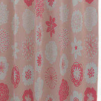 ユニベール カラン 遮光・レースカーテンセット 各2枚 1000×1350mm ピンク 4548654888071 1セット(4枚入)（直送品）