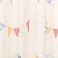 ユニベール フルート 遮光・レースカーテンセット 各2枚 1000×1780mm アイボリー 4548654896571 1セット(4枚入)（直送品）