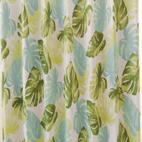 ユニベール GNモンステラ 遮光カーテン 1000×1350mm グリーン 4589999912007  1セット（厚地カーテン2枚）（直送品）