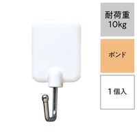 レック シリコンボンドツールフックワイド 耐荷重10kg H-431 1個