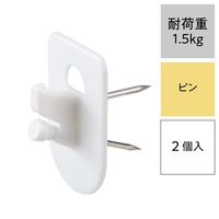 レック 時計用ピンフック 耐荷重1.5kg H00413 1セット（10個：2個×5）