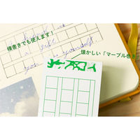 サンビー 原稿用紙スタンプ マーブル巻き 日本製 INK-GKGR 1個