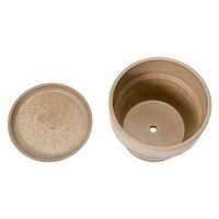 ポッシュリビング アーバンプランツポット ソリッド シナモン 4号鉢 282807 1個（直送品）