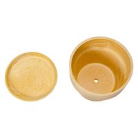 ポッシュリビング アーバンプランツポット ソリッド レモン 4号鉢 282808 1個（直送品）