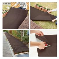 アストロ 園芸用防草シート 1×10m ブラウン +ピン22本付き 283901 1個（直送品）