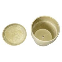 ポッシュリビング アーバンプランツポット ソリッド セージ 4号鉢 282811 1個（直送品）