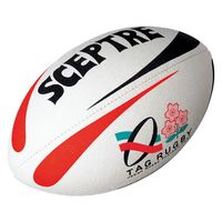 セプター タグラグビー ボール ブラック×レッド SP814 1個