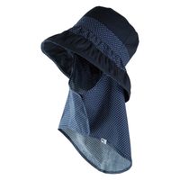 ユニワールド やわらか軽量ハット ネイビードット NS-813 1セット(10枚)（直送品）