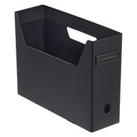 リヒトラブ Roomy ボックスファイル＜ハイタイプ＞ A4ヨコ ブラック F291-24 1セット（10冊）