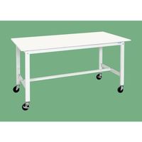 サカエ 軽量作業台(KHタイプ/均等耐荷重150kg/抗菌・抗ウイルスポリエステル天板/H900mm/移動式) KHー69VPWSE 1台（直送品）