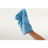 山崎産業 マイクロファイバーミトン(厚手タイプ) BL ブルー DU799-000X-MB-BL 1枚