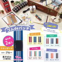 ライオン事務器 ゴムバンド ゴムdeパッチ 15mm GP-150 レッド(赤) 16656 1本