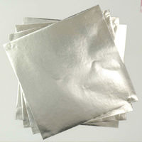 トーヨー 単色おりがみ 15.0cm 銀 14枚入 060122 1袋