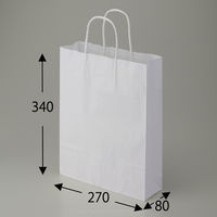 シモジマ 25チャームバッグ MS1 晒白無地 003276011 1袋(50枚)