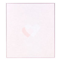 デザインフィル カラー色紙 シール付 ハート柄 33154006 1枚