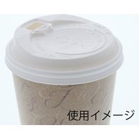 シモジマ ヘイコー発泡断熱カップ12オンス専用蓋 白 004537104 1袋(50個)