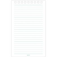 デザインフィル ダイヤメモ Lサイズ 罫線5mm 黒 19003011 1冊