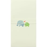 デザインフィル 金封 出産祝 水彩 ぞう柄 1枚入(中袋付) 25366006 1冊