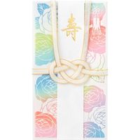 デザインフィル 金封 結婚祝 華色透かし バラ柄 1枚入(中袋付) 25486006 1個