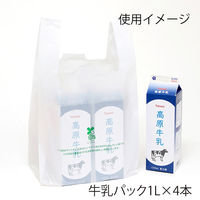 シモジマ レジ袋 バイオハンドハイパー L 006901854 1束