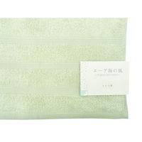 林 バスタオル エーゲ海産コットン ベイカラー グリーン(緑) BH700504 1枚