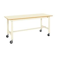 サカエ 軽量作業台(KHタイプ/均等耐荷重200kg/ポリエステル天板/H900mm/移動式) KHー69UBI 1台（直送品）