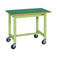 サカエ 軽量作業台(KSタイプ/均等耐荷重200kg/サカエリューム天板/H740mm/移動式) KSー097FUR 1台（直送品）