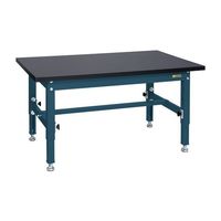 中量高さ調整作業台(TKT5タイプ/均等耐荷重400kg/特殊アクリル系樹脂天板/H500~650mm/固定式) TKT5ー127CHC（直送品）