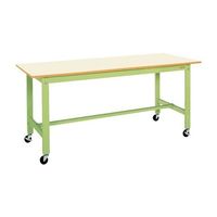サカエ 軽量作業台(KKタイプ/均等耐荷重200kg/ポリエステル天板/H810mm/移動式) KKー39UB1IG 1台（直送品）