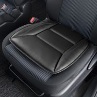 ボンフォーム（BONFORM） クッション ボリュームレザー ヒップ型 45x45cm ブラック 5784-43BK 1個（直送品）