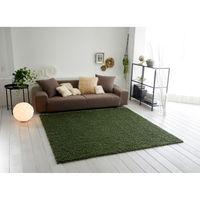 スミノエ BIGSIZERUG アレルブロック ラグ フレールシャギー 1300×1900mm グリーン 4549781297446 1枚（直送品）