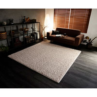 スミノエ BIGSIZERUG アレルブロック ラグ ルーパスラグ 1900×1900mm ベージュ 4549781297682 1枚（直送品）