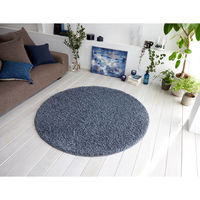 スミノエ BIGSIZERUG アレルブロック ラグ Ｍルーパスラグ 1000×1000mm ネイビー 4549781297934 1枚（直送品）