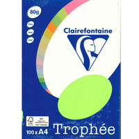 クレールフォンテーヌ 蛍光グリーン pcf4128 1冊(100枚入)