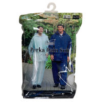 丸十コーポレーション レインウェア パーカ レインスーツ(防水) M クリア 04000557 1枚