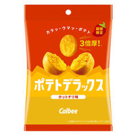 ポテトデラックス ホットチリ味 50g 6袋 カルビー ポテトチップス スナック菓子 おつまみ