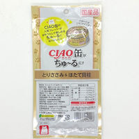 いなば チャオ 缶ちゅ～る とりささみ＆ほたて貝柱 国産（14g×4本入）6袋 猫 ちゅーる キャットフード おやつ