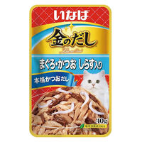 いなば 金のだし 猫 まぐろ・かつお しらす入り 40g 6袋 キャットフード パウチ