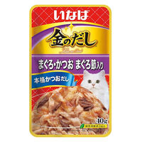 いなば 金のだし 猫 まぐろ・かつお まぐろ節入り 40g 48袋 キャットフード パウチ