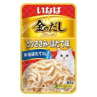 いなば 金のだし 猫 とりささみ・ほたて味 40g 6袋 キャットフード パウチ