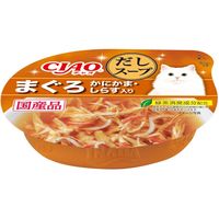 いなば CIAO チャオ このままだしスープ 猫 まぐろ かにかま・しらす入り 国産 60g 48個 キャットフード