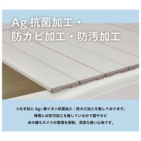ミエ産業　Ag抗菌折りたたみ式風呂ふた (70×131.5cm)　M13ーWH　1枚（直送品）