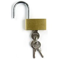 エコー金属 南京錠 スタンダード35mm 0999-050 1箱(10個)